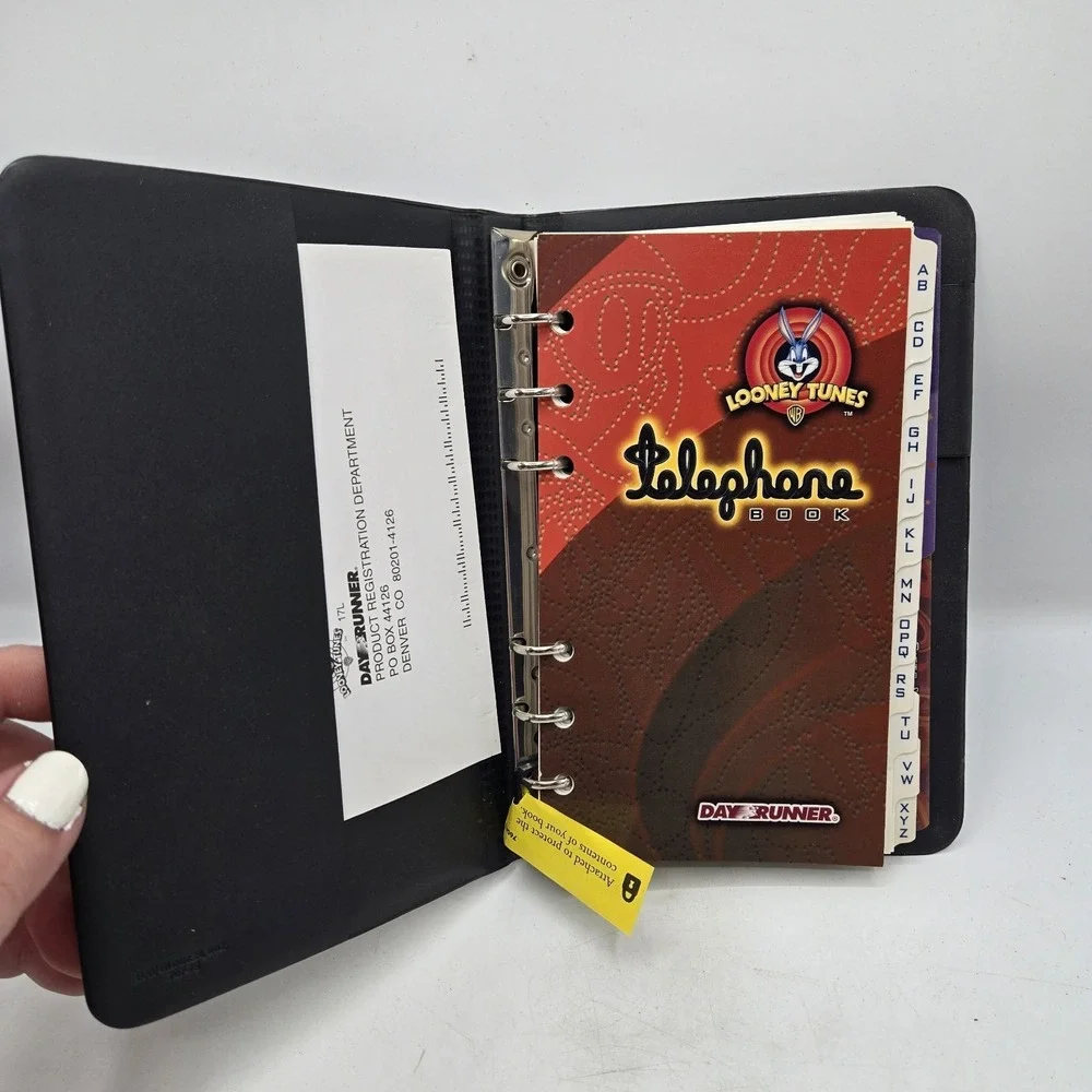 Marvin The Martian New Vtg 1998 DayRunner Looney Tunes  WB Y2K Telephone Book